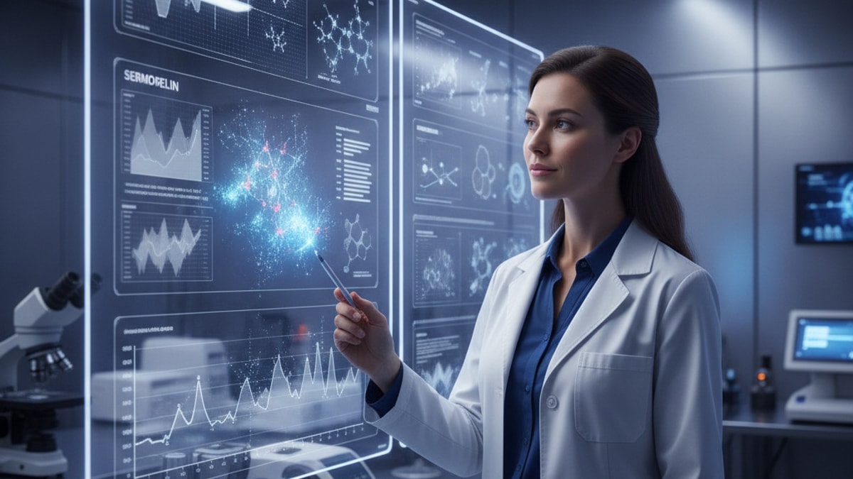 how long does sermorelin take to work in research - Professional illustration
