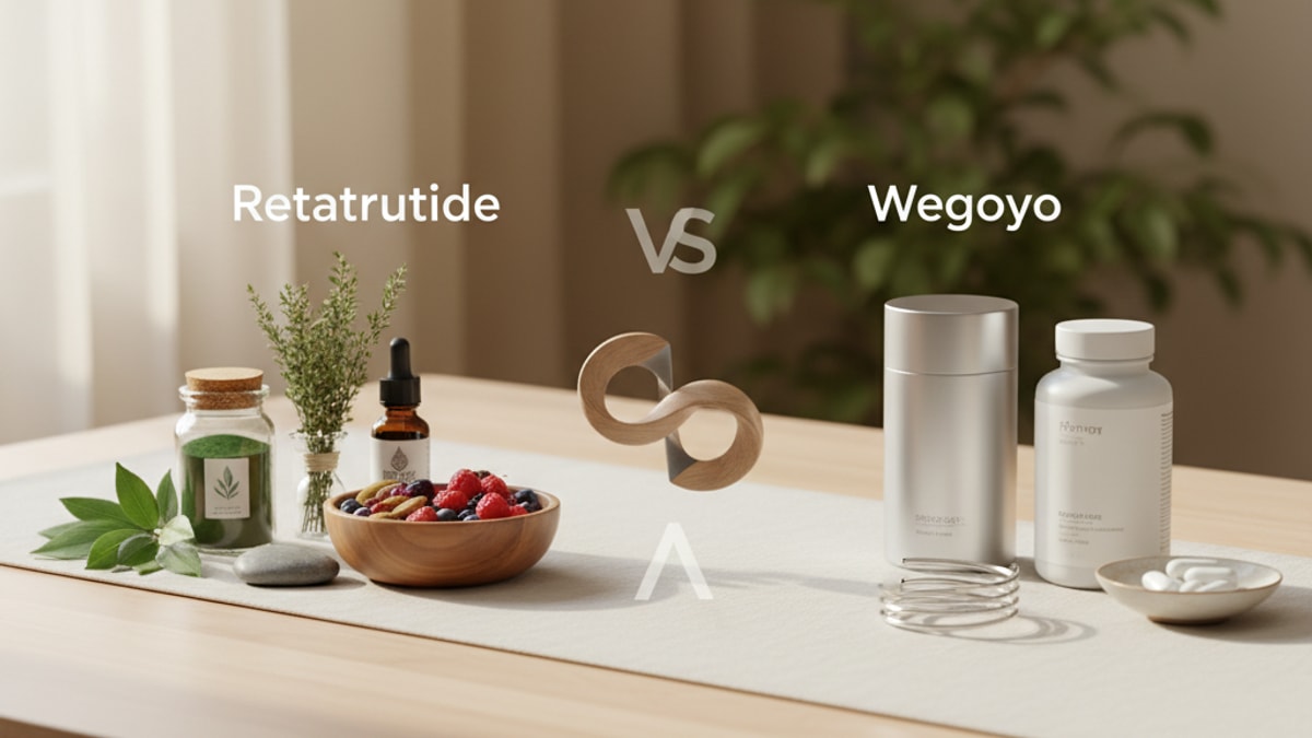 retatrutide vs wegovy - Professional illustration