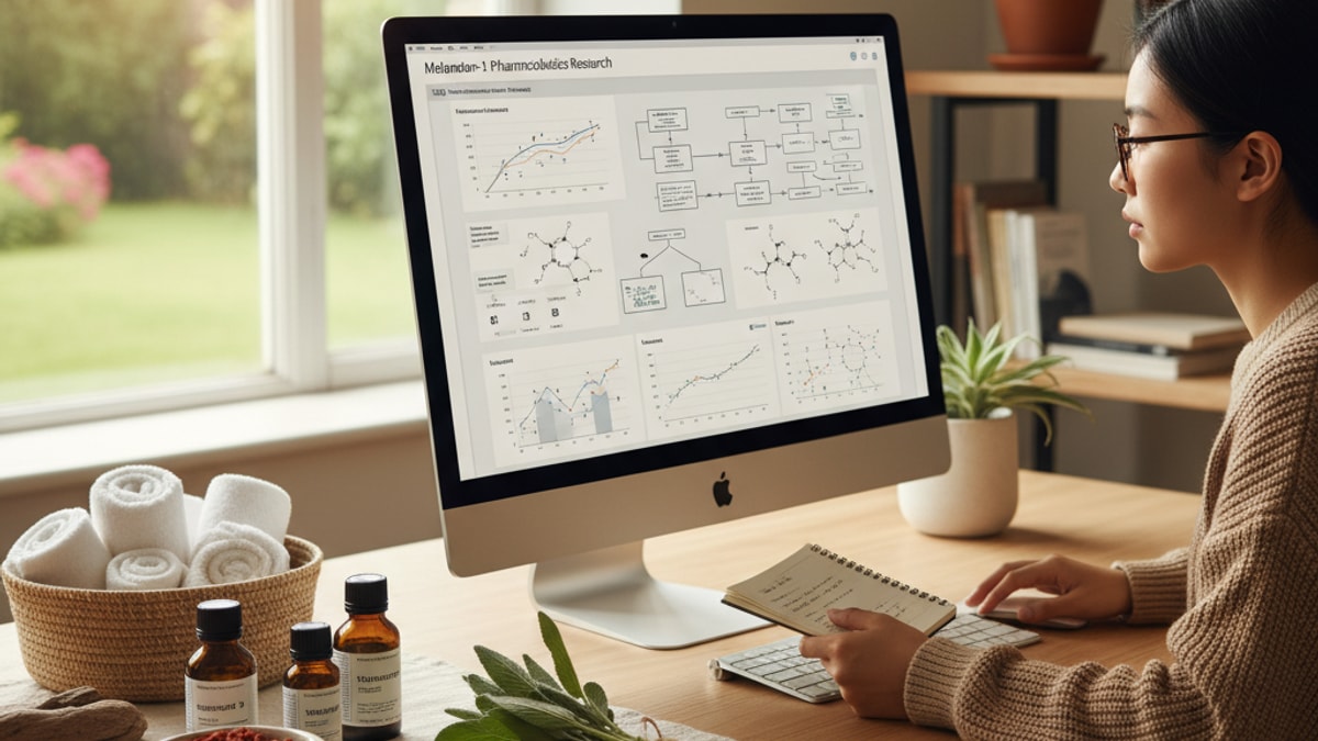 melanotan-1 pharmacokinetics - Professional illustration