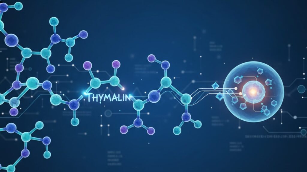 thymalin metabolism research - Professional illustration