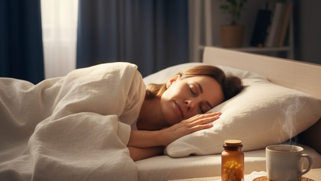 melatonin studied shift work sleep disorder - Professional illustration
