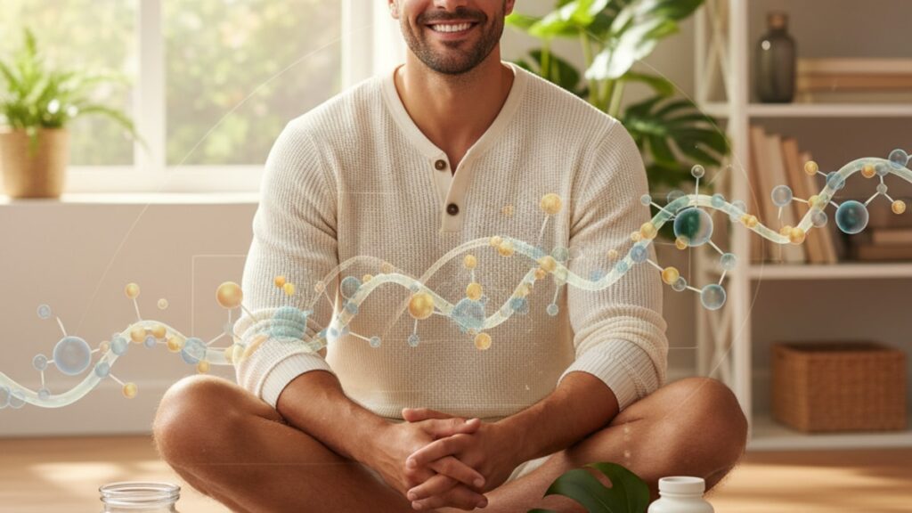 kisspeptin for testosterone support research - Professional illustration