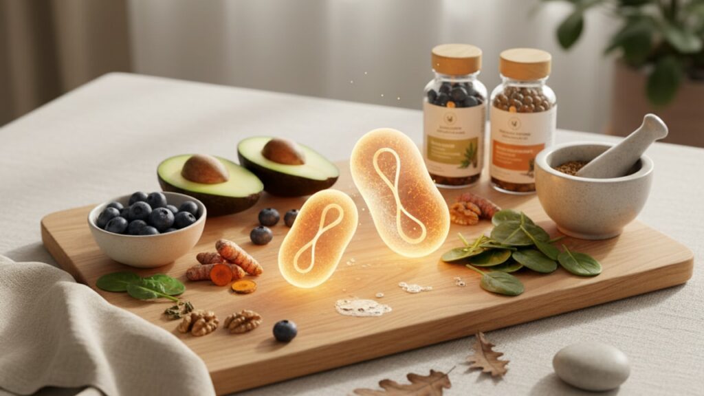 does nad+ support mitochondrial optimization - Professional illustration