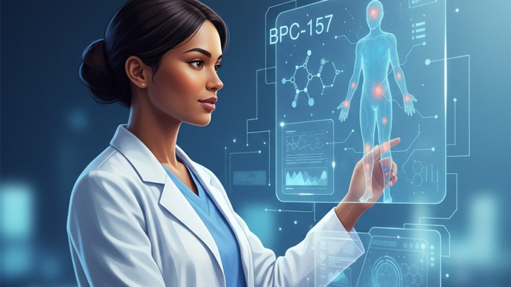 does bpc-157 help chronic pain research - Professional illustration