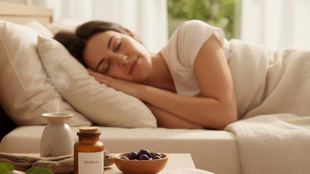 melatonin for shift work sleep disorder - Professional illustration