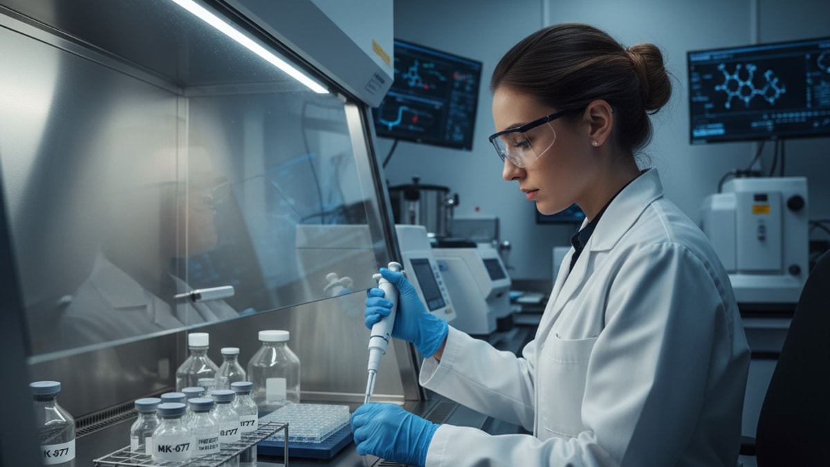 how is mk-677 typically administered in research - Professional illustration
