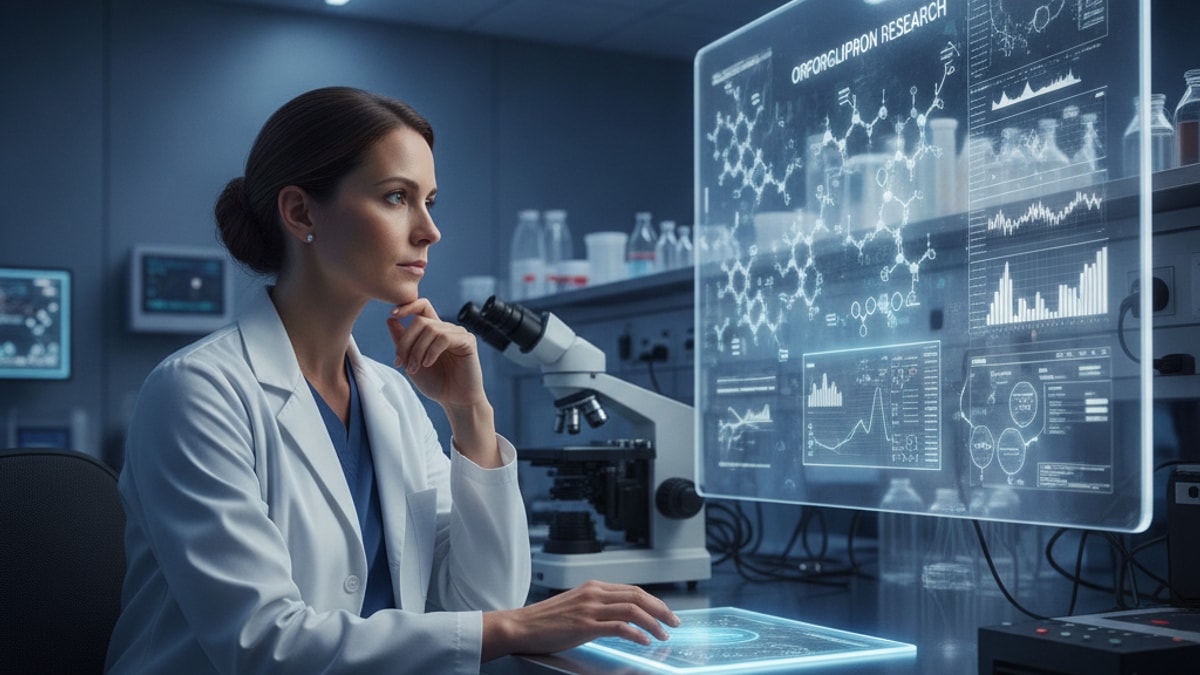 how long does orforglipron take to work in research - Professional illustration