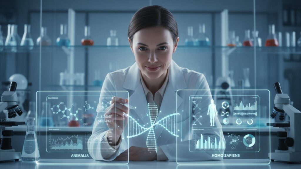 retatrutide animal vs human research - Professional illustration