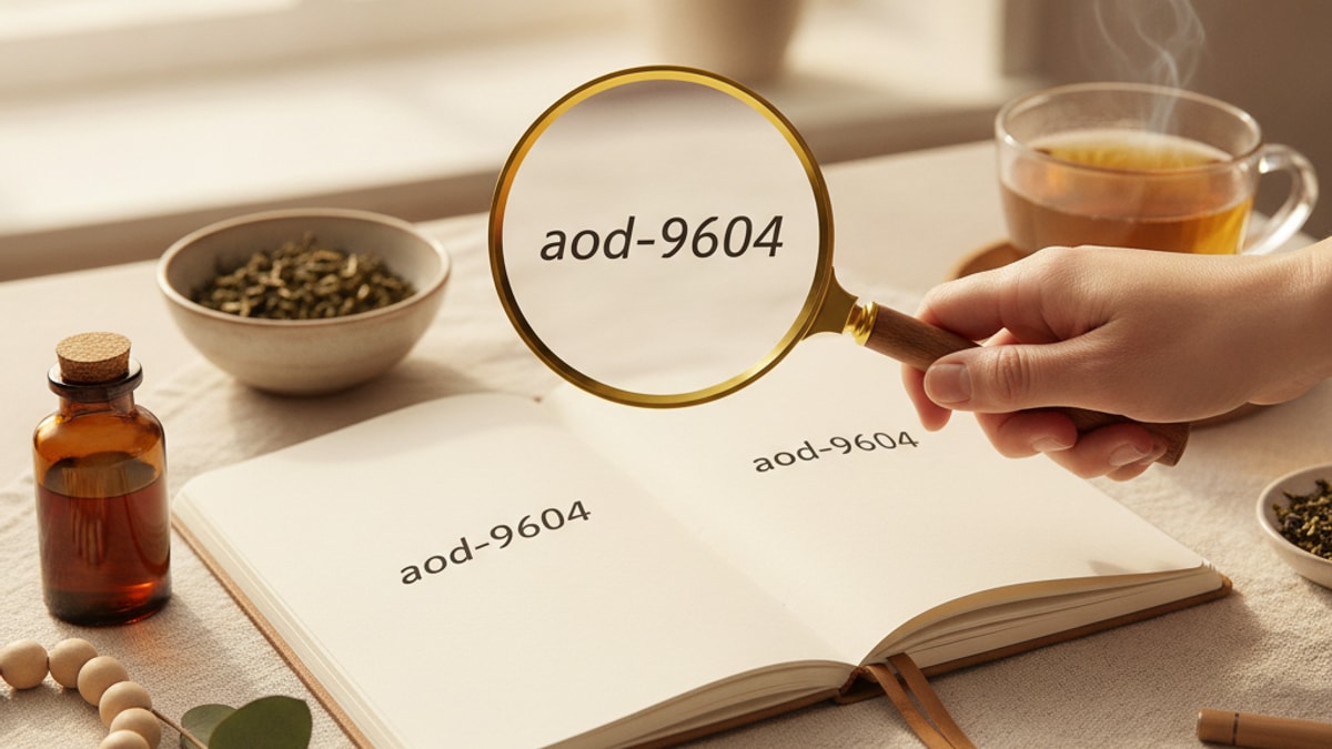 what's the difference between aod-9604 and aod9604 - Professional illustration