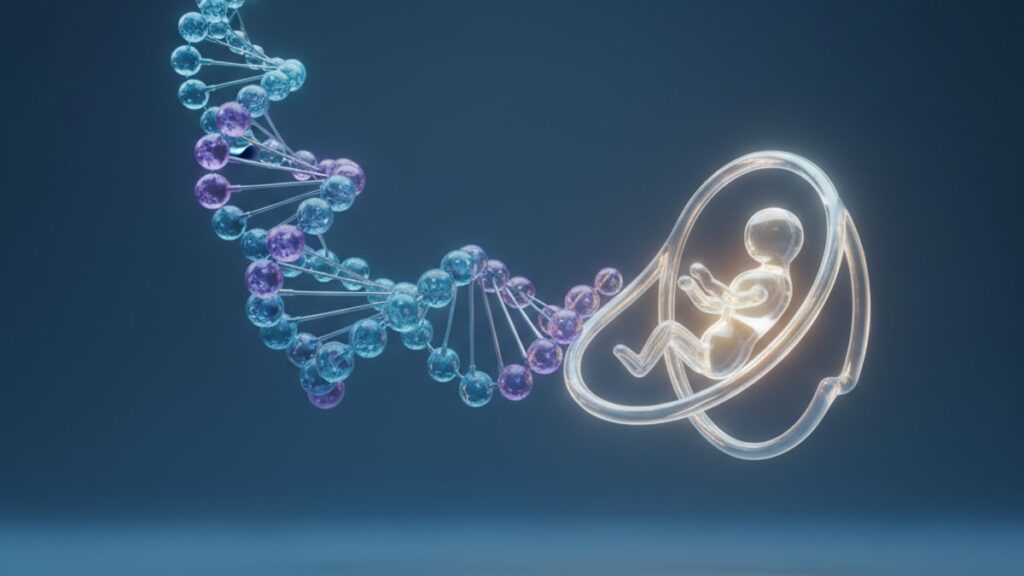 stacking kisspeptin oxytocin fertility research - Professional illustration