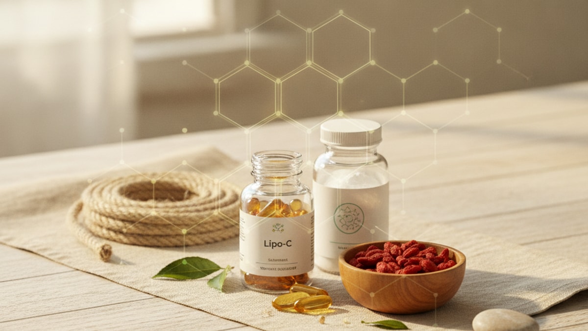 can lipo-c be combined with other peptides - Professional illustration