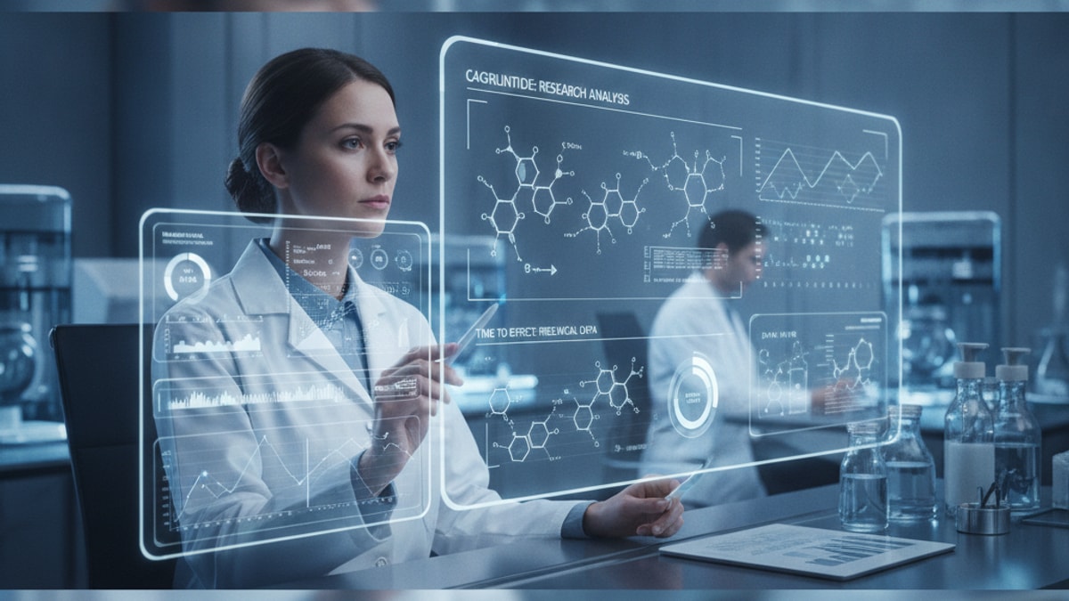 how long does cagrilintide take to work in research - Professional illustration