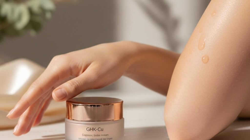 ghk-cu cosmetic studied fine lines - Professional illustration