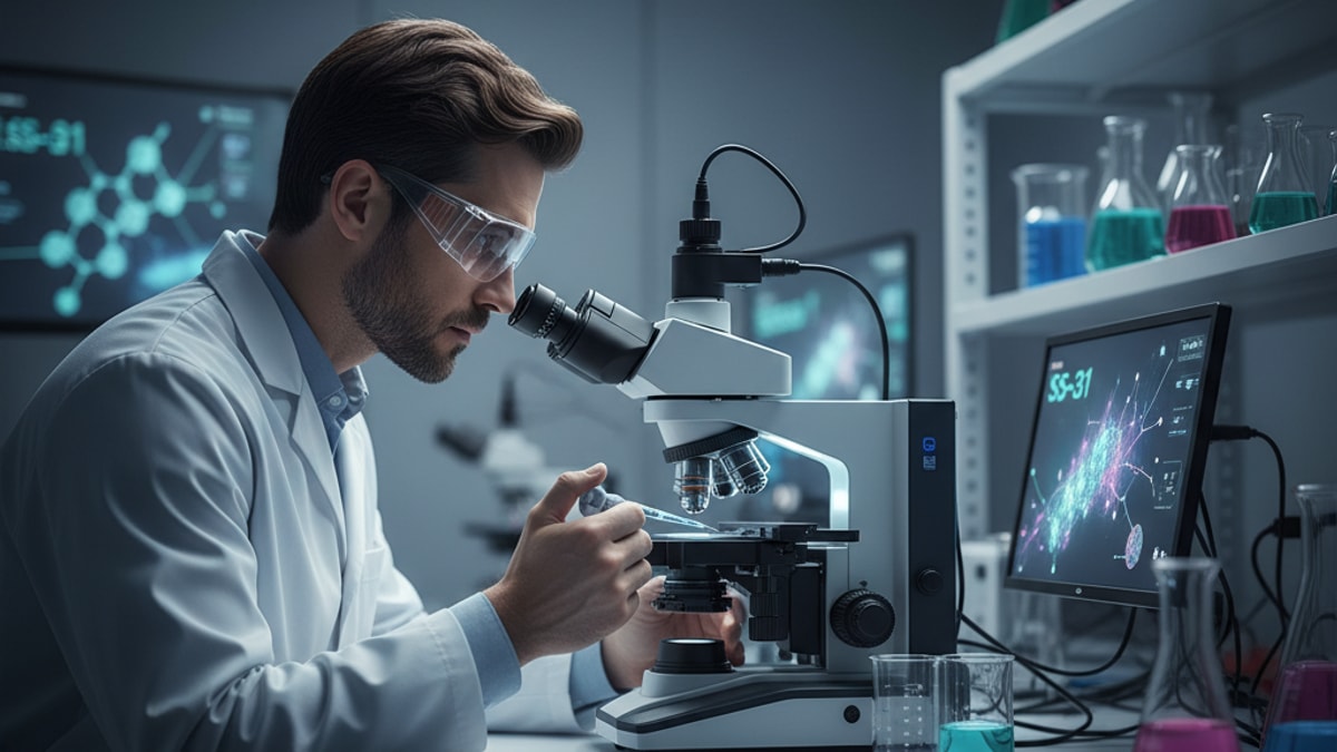 ss-31 metabolism research - Professional illustration