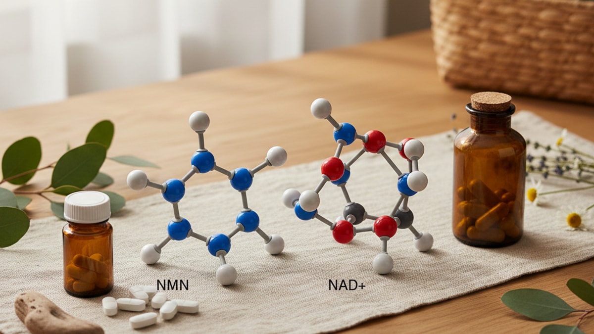 nad+ differs from nmn supplements - Professional illustration