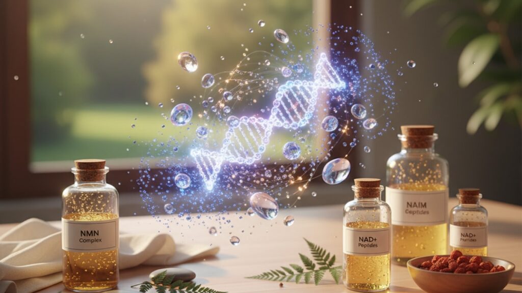 best research peptides for nad decline research - Professional illustration