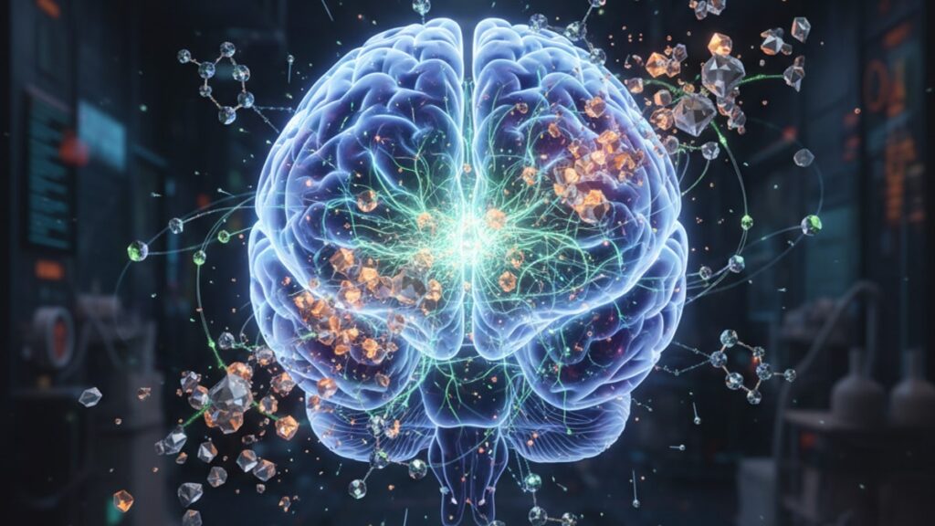dihexa alzheimer's research mechanism - Professional illustration
