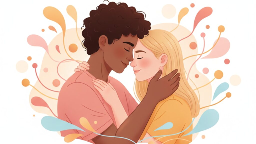 oxytocin kisspeptin for social + hormonal - Professional illustration