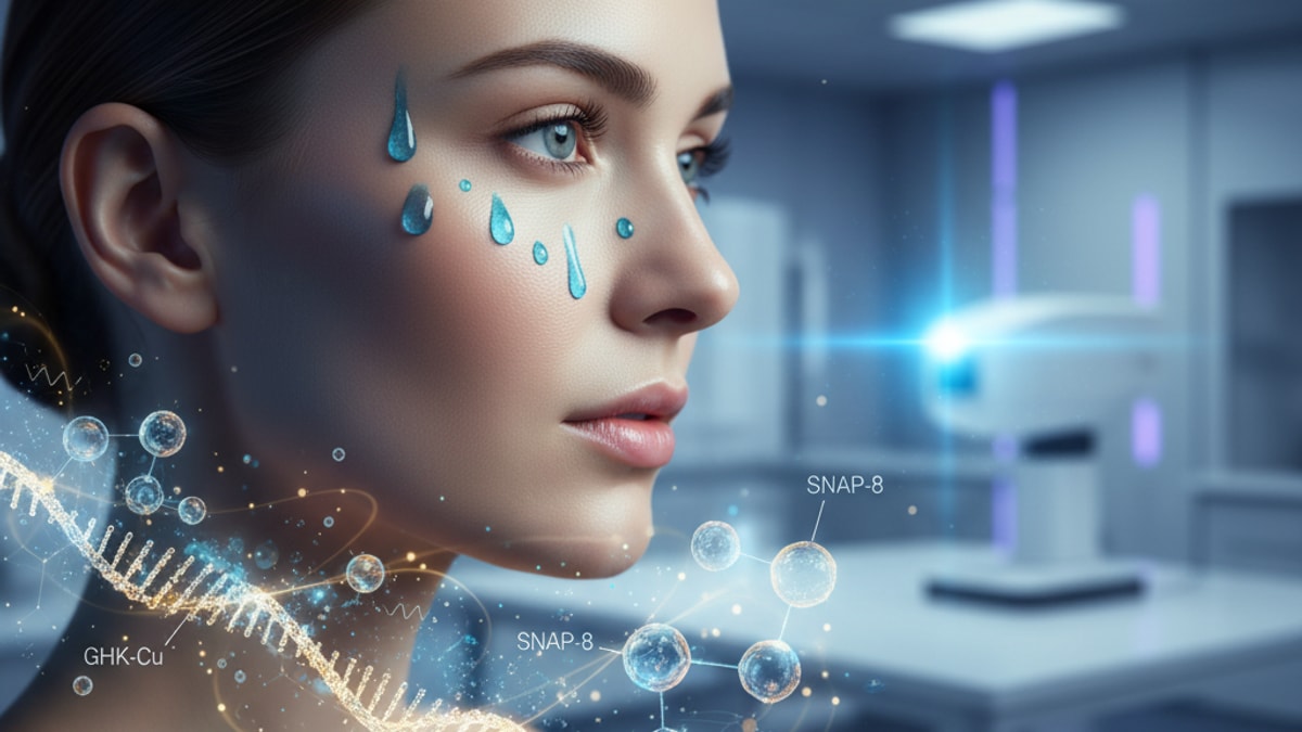 ghk-cu snap-8 for skin research - Professional illustration