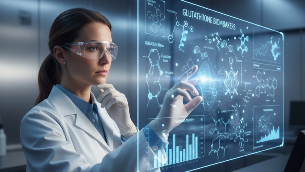 glutathione biomarkers - Professional illustration