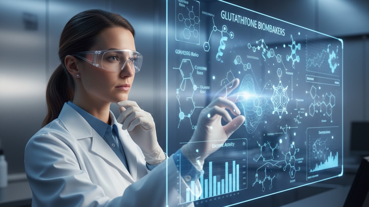 glutathione biomarkers - Professional illustration