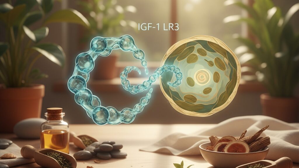 igf-1 lr3 receptor pharmacology - Professional illustration