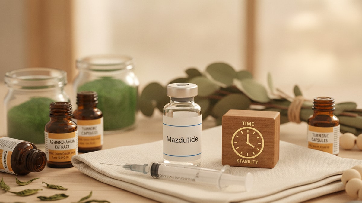 how long is mazdutide stable once reconstituted - Professional illustration