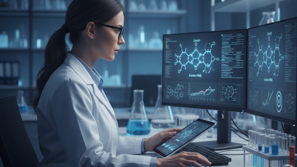 how long does 5-amino-1mq take to work in research - Professional illustration