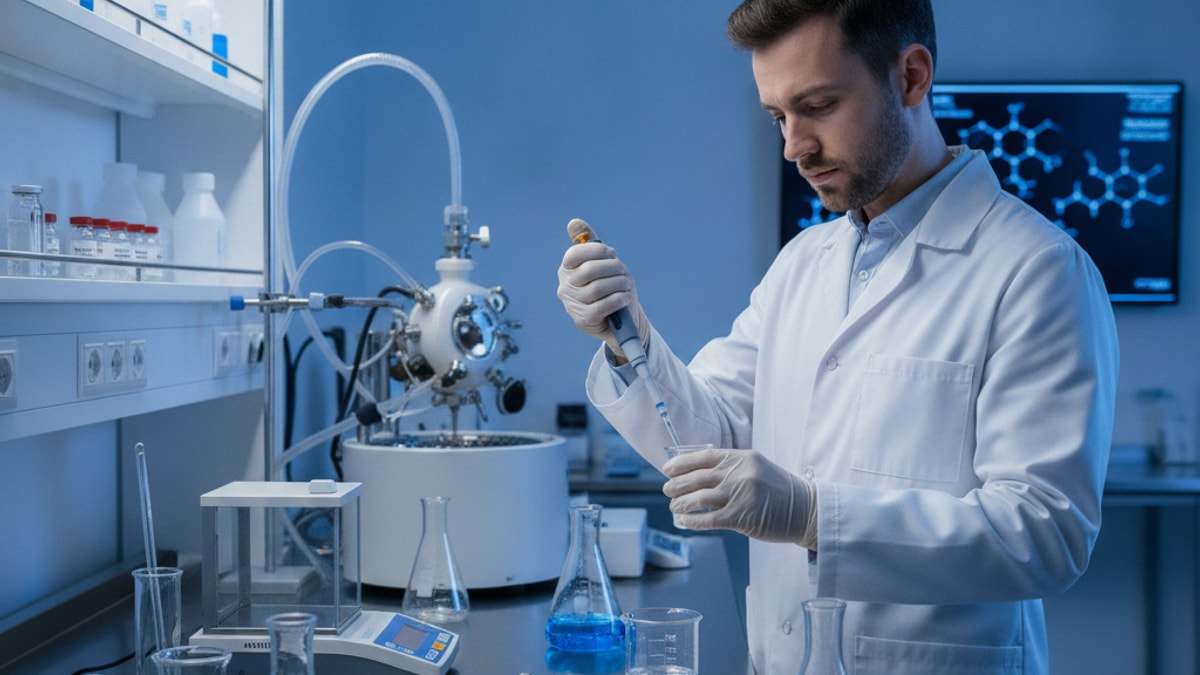 how is ghrp-2 acetate typically administered in research - Professional illustration