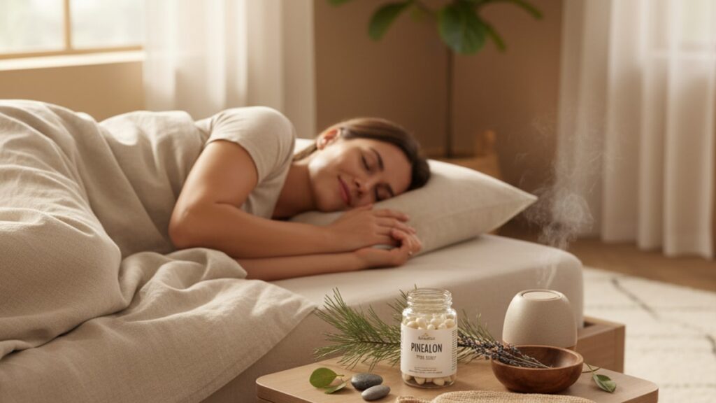 pinealon for sleep architecture optimization - Professional illustration
