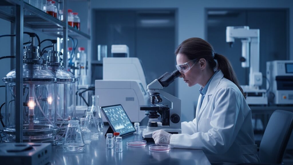 thymosin alpha-1 for chronic infection research - Professional illustration
