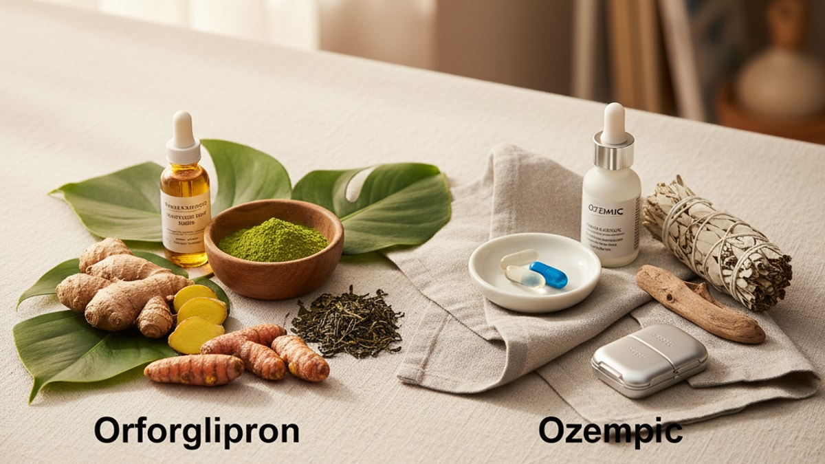 orforglipron differs from ozempic - Professional illustration