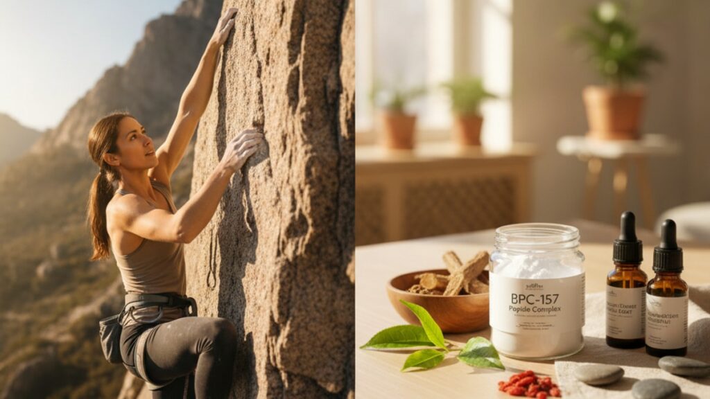 bpc-157 for climbers - Professional illustration