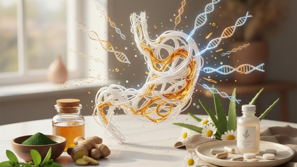 peptides for stomach ulcers compared - Professional illustration