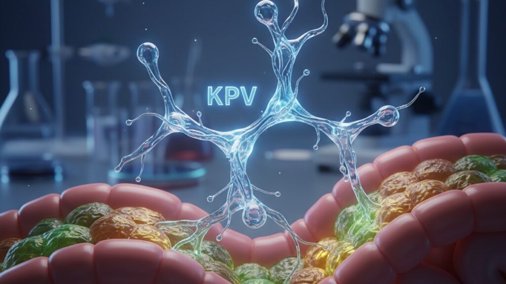 kpv studied ulcerative colitis research - Professional illustration