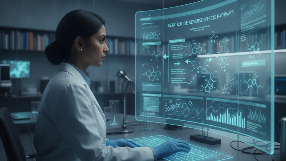 retatrutide side effects research - Professional illustration