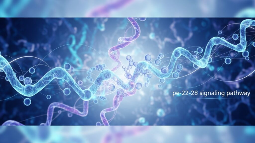 pe-22-28 signaling pathway - Professional illustration