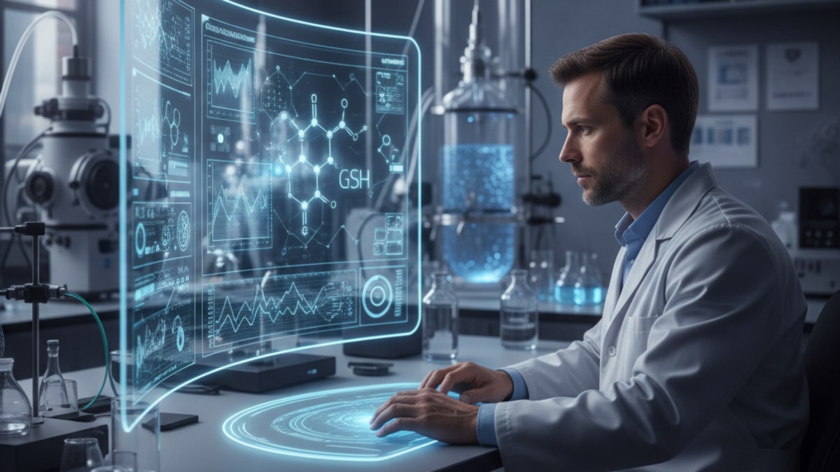what are the best research practices for glutathione - Professional illustration