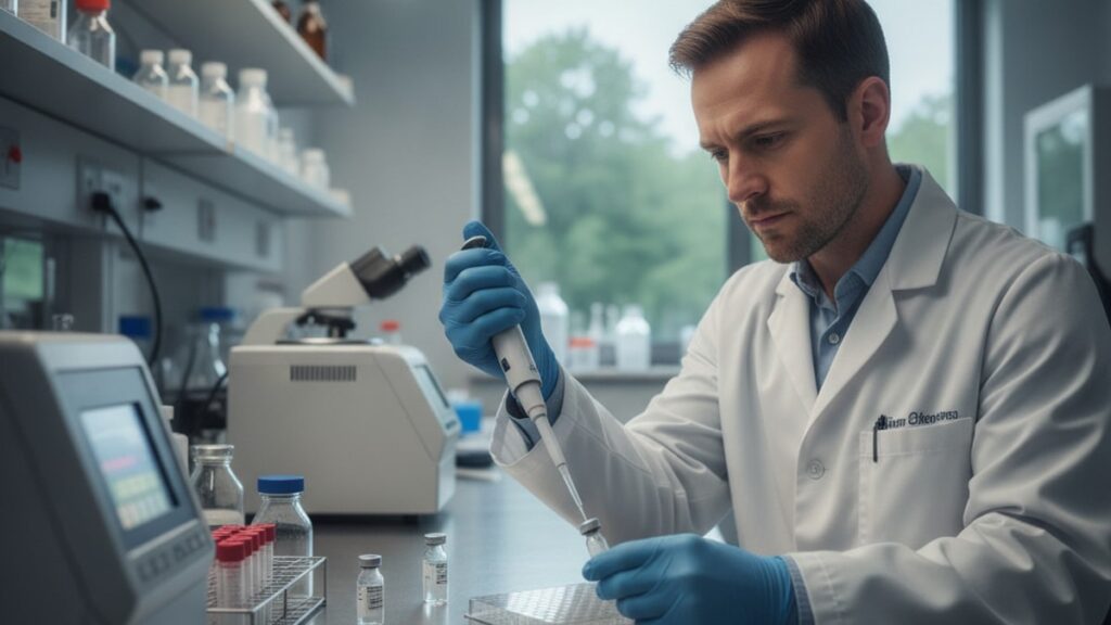 how is tb-4 typically administered in research - Professional illustration