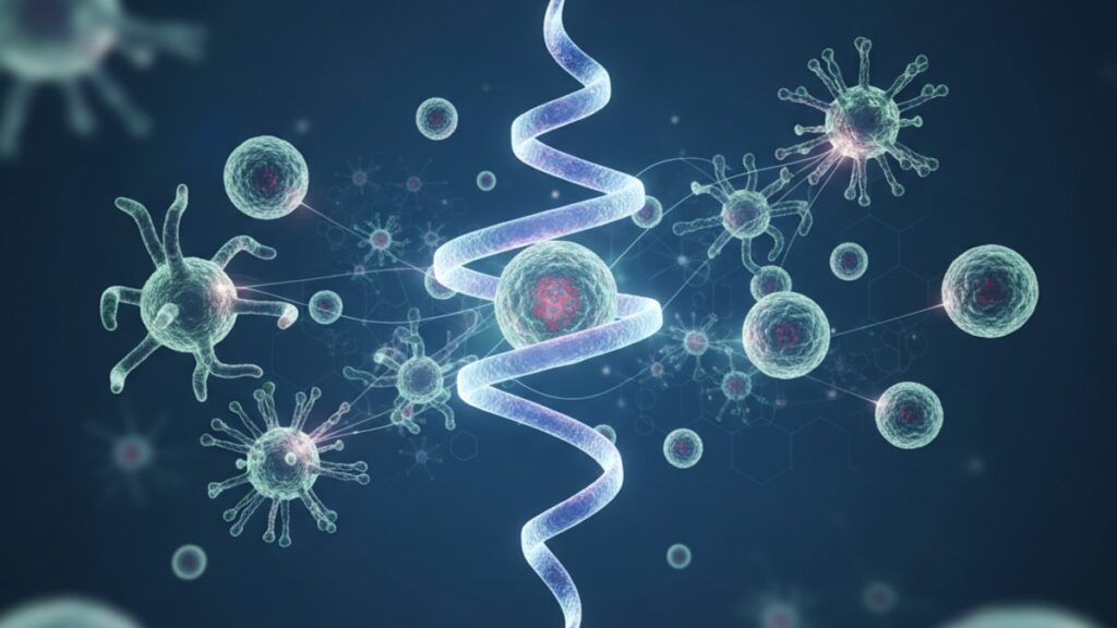 thymosin alpha-1 chronic infection research mechanism - Professional illustration