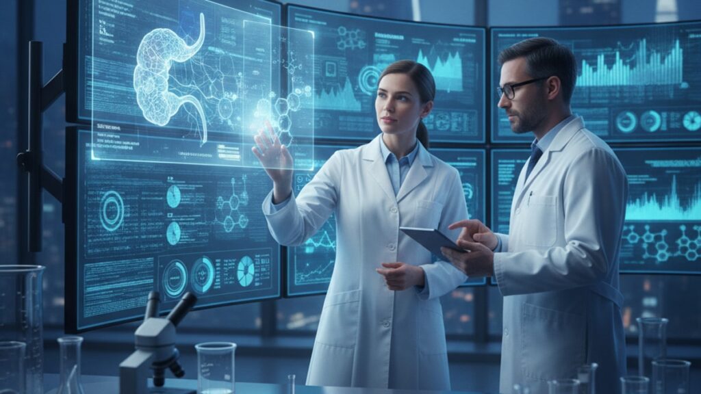 retatrutide diabetes research - Professional illustration