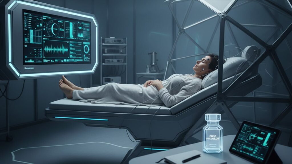 dsip pinealon for deep sleep research - Professional illustration