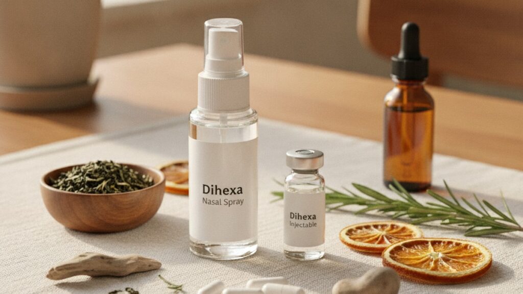 dihexa nasal vs injectable - Professional illustration