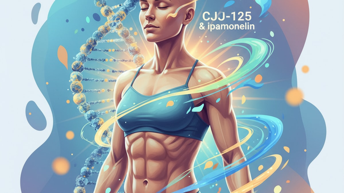 cjc-1295 no dac & ipamorelin gene expression - Professional illustration