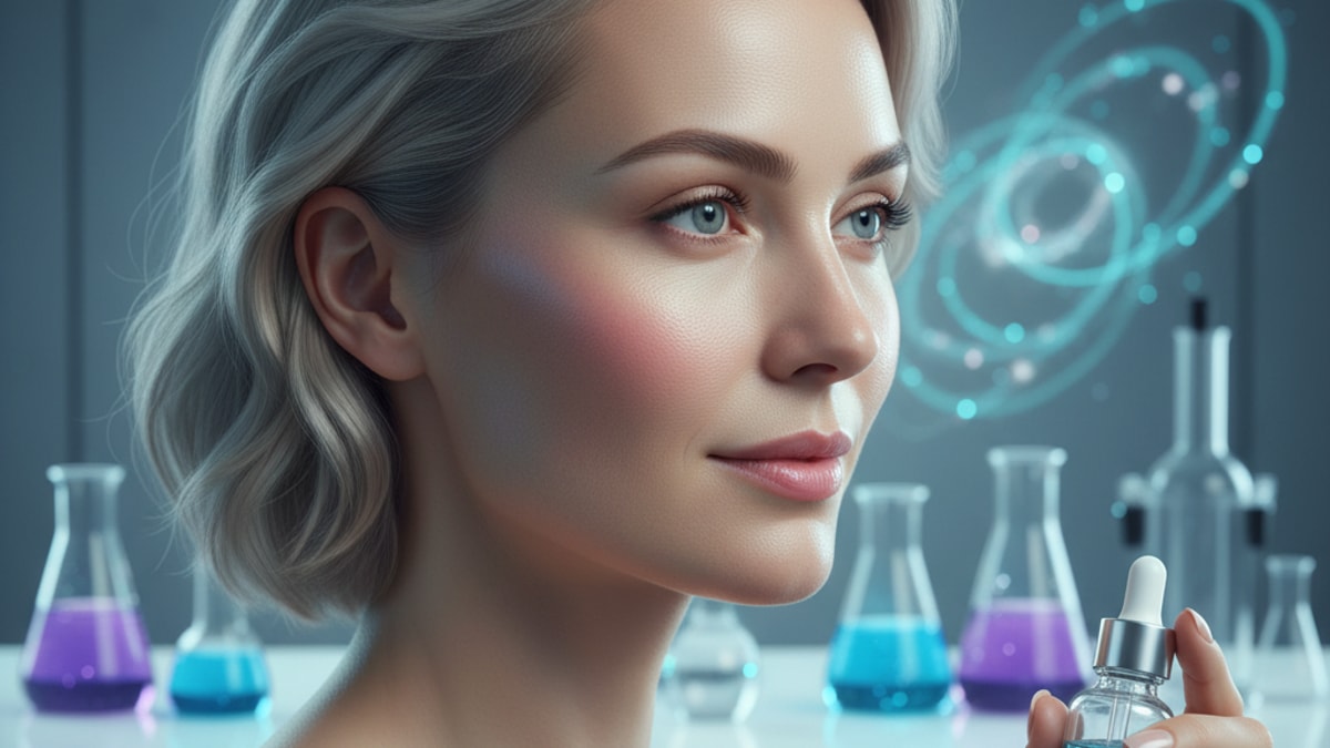 ghk-cu glutathione for anti-aging research - Professional illustration