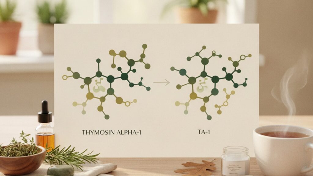 is thymosin alpha-1 better than ta-1 - Professional illustration