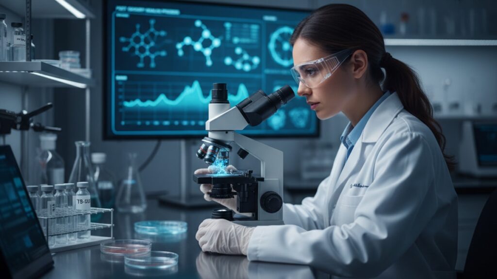 tb-500 for post-surgery healing research - Professional illustration