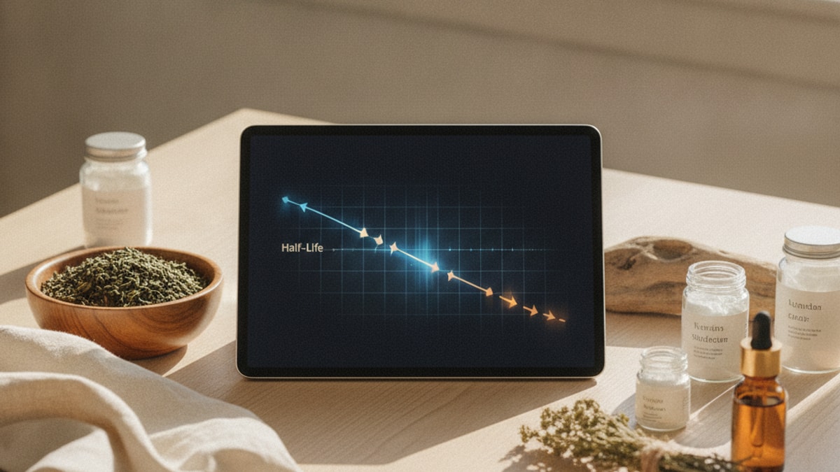 what's the half-life of aod-9604 - Professional illustration