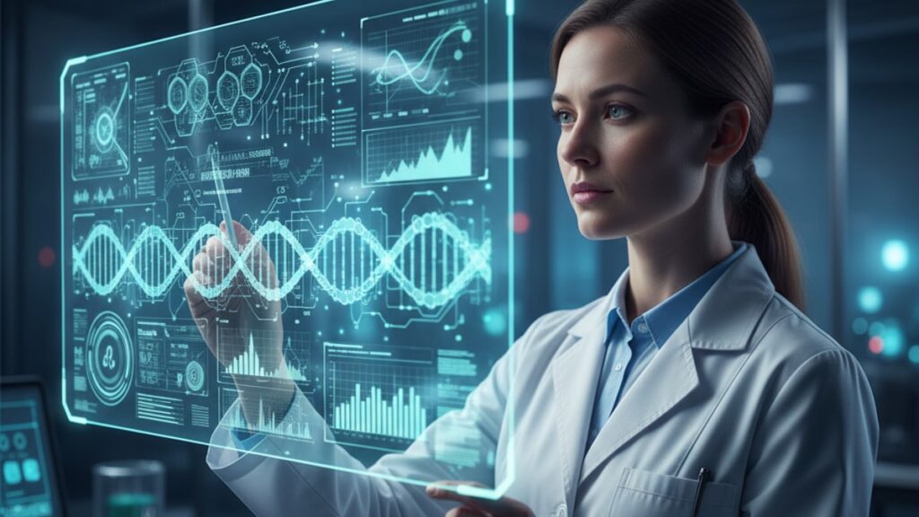 pinealon gene expression - Professional illustration