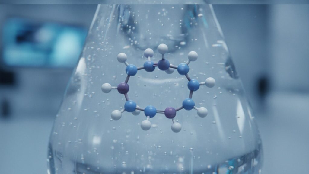 what does oxytocin look like in solution - Professional illustration